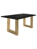 58 aufm Kessel ESSTISCH ausziehbar Eila 1 140 x 90 x 75 Esszimmertisch Asteiche/Schwarzstahl