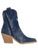 VAN HILL Cowboy Boots Rosalind in Dunkelblau Denim