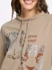 Sieh an! Sweatshirt in beige-schoko