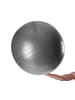 Lumaland #DoYourFitness Gymnastikball inkl. Ballpumpe - Fitness Sitzball - Silber - 65 cm