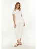 Usha Women T-Shirt in white