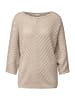 Street One Strukturpullover in Beige