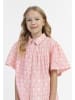IZIA Mädchen (Kids) Kurzarm Bluse in Neon Pink