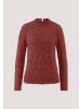 Hessnatur Hessnatur Strick Pullover Regular aus reiner Bio-Baumwolle in terrakotta