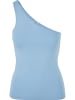 Urban Classics Urban Classics Damen Ladies Asymmetric Top in balticblue