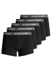 Jack & Jones Boxershort 5er Pack in Schwarz/Grau