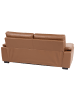 Beliani 3-Sitzer Sofa VOGAR in Braun/Schwarz - (W) 195 x (H) 90 x (L) 74 cm