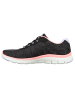 Skechers Sneaker "FLEX APPEAL 4.0 FRESH MOVE" in Schwarz / Korallenrot / Lavendel