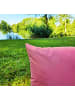 JACK 2er Set Outdoor Kissenhülle 45x45cm Uni in Weinrose