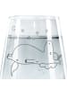 Mr. & Mrs. Panda Wasserglas Einhorn Sternenhimmel ohne Spruch in Transparent