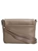 Mandarina Duck Mellow Leather - Umhängetasche 22 cm (nero) in warm taupe
