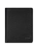 Redolz Leather Essentials HF Geldbörse RFID Leder 9,5 cm ausklappbar in all black