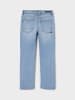 name it Straight Leg Denim Jeans mit verstellbarem Bund NKMSILAS in Hellblau