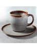 like. by Villeroy & Boch 6er Set Kaffeetassen mit Untertassen Lave in – 190 ml in Beige