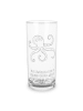 Mr. & Mrs. Panda Trinkbecher Tintenfisch mit Spruch in Transparent