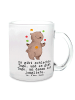 Mr. & Mrs. Panda Glühweinbecher Bär Jonglieren mit Spruch in Transparent