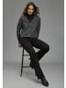 Laura Scott Strickjacke in grau melange