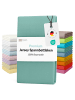 Carpe Sonno Edel-Jersey Spannbettlaken in Aqua