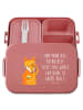 Mr. & Mrs. Panda Bentobox Fuchs Lord Motiv mit Spruch in Rot Pastell