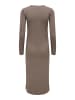 ONLY Kleid in Chocolate Brown