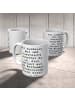 Mr. & Mrs. Panda Kaffeetasse Spruch Wettkampfvorbereitung meiste... in Weiß