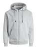 Jack & Jones Kapuzenjacke in Light Grey Melange