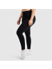 SMILODOX Leggings Silvia Scrunch in Schwarz
