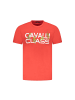 cavalli CLASS Rot Baumwolle Herren T-Shirt
