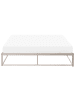 Beliani 2-tlg Doppelbett VIRY in Beige