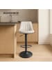 VASAGLE 2er-Set: Barhocker Tyra in Weiß - (B)43 x (H)(88-108) x (T)46.5 cm