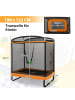 COSTWAY 2 in 1 Trampolin in Orange