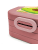 Mr. & Mrs. Panda Bento Box Avocado Toast Design ohne Spruch in Rot Pastell
