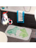 Mr. & Mrs. Panda Badematte Frosch Liebe ohne Spruch in Grau Pastell