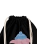 Mr. & Mrs. Panda Drawstring Bag Schwein Glühwein ohne Spruch in Schwarz
