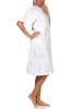 NORMANN Nachthemd kurzarm Design Knopfleiste am Hals - 62341 in hellblau