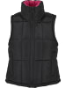 Urban Classics Outerwear - Vest in black/fuchsia