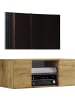 VCM  TV Wand Hänge Lowboard Fernsehschrank Jusa 115 in Honig-Eiche