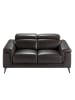 Angel Cerdá Relax-Sofa 6050 in Schwarz / Schokolade