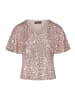Vera Mont Blusenshirt kurzarm in Cream/Gold
