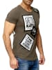 Arizona-Shopping T Shirt Print Motiv Patch Aufnäher H2010 in Olive