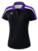 erima Liga 2.0 Poloshirt in schwarz/violet/weiss