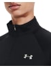 Under Armour Longsleeve "UA Tech mit ½ Zip" in Schwarz