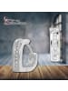 SilberDream 925er Sterling Silber, glanz Damen Creolen Herz Ohrring ca. 15mm