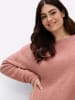 sheego Langarm-Pullover in rosenholz