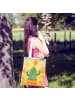 Mr. & Mrs. Panda Tote Bag Kaktus Sonne Design ohne Spruch in Weiß