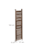 relaxdays Blumentreppe in Dunkelbraun - (B)41 x (H)160 x (T)49 cm