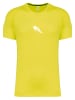 F4NT4STIC T-Shirt Sports Running Shoe T-Shirt in fluorescent yellow