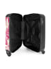 MuchoWow Suitcase, Koffer, Reisekoffer Rosa Blumen