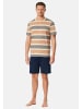 Schiesser Schlafanzug Casual Nightwear in Whisky