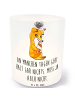 Mr. & Mrs. Panda Windlicht Glas Fuchs Depressionen mit Spruch in Transparent